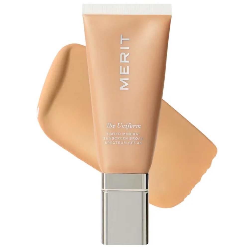 MERIT The Uniform Tinted Mineral Sunscreen - Cream color 28